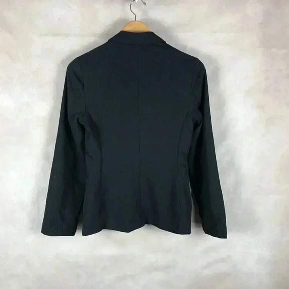 GUESS Women's Notch Collar Black Blazer Size MEDIUM - Picture 5 of 6